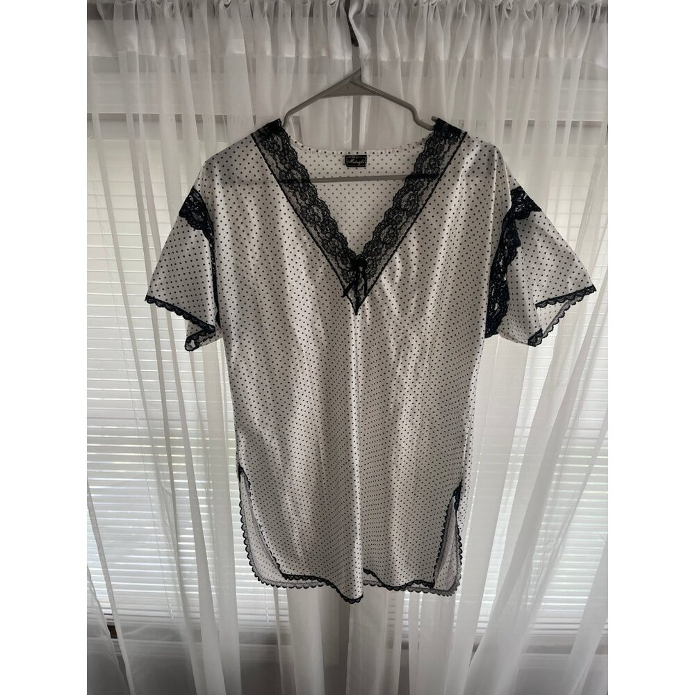 Vintage stroke of midnight slip